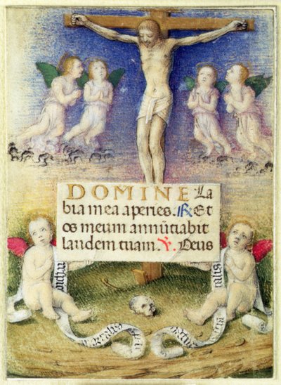 Christ on the Cross with Angels, c.1480 by Master of the della Rovere Missals Master of the della Rovere Missals
